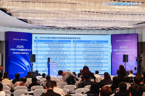 jiuyou.com软件实力入选“2025软件高质量发展百强”及“诚信示范企业”双榜单